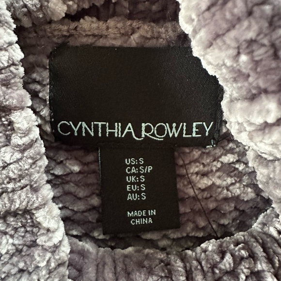 Cynthia Rowley Chenille Mockneck Sweater - Picture 8 of 9